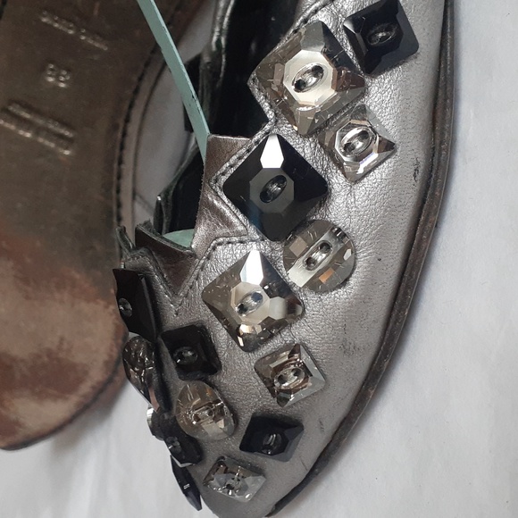 Miu miu pointy toe flats with rhinestones 38 / 7.5 - Picture 11 of 11